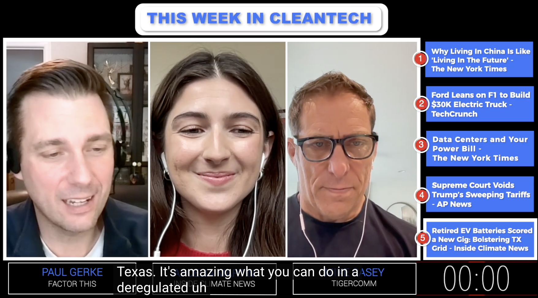 This Week in Cleantech Episode 112: Putting retired EV batteries back to work