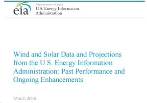 EIA's Response to Criticisms of Its Clean Energy Forecasts Fails to Address Core Concerns