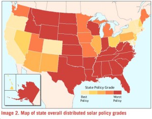 New Report: 10 States Making Things Particularly Difficult for Distributed Solar Power