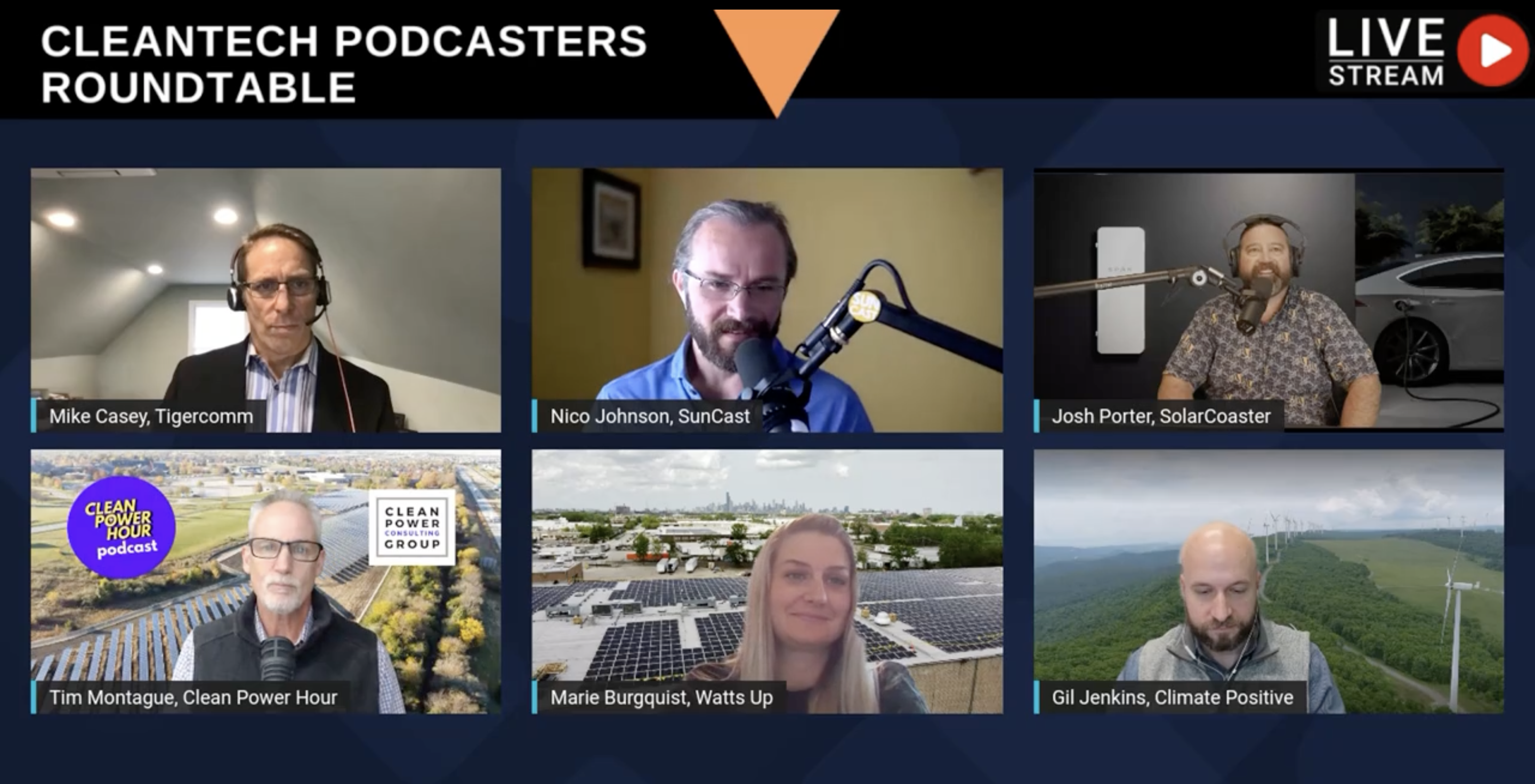 4th Cleantech Podcasters Roundtable by Tigercomm & SunCast Media